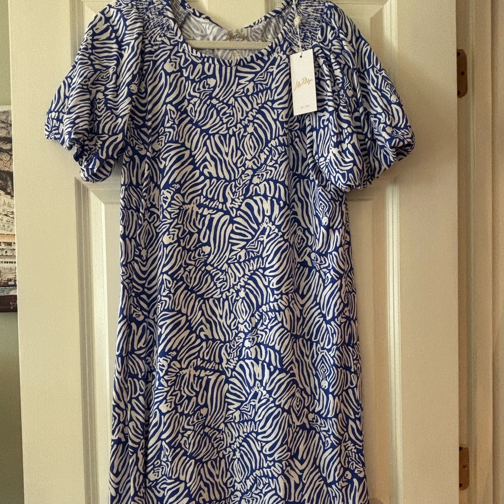 Lilly Pulitzer NWT Blue and White Dress